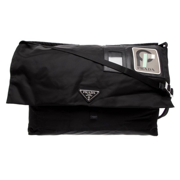 Prada Other - Authentic Prada Leather Trimmed Messenger